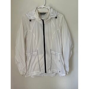 Athleta lightweight windbreaker hooded jacket hiking outdoors athletic